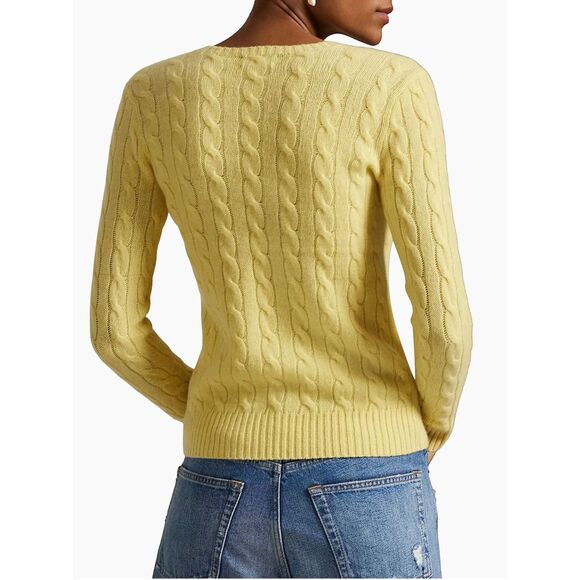 Ralph Lauren Cable-Knit Cotton Crewneck Sweater Size XL - Picture 4 of 13